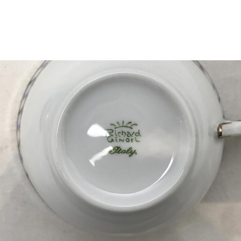 Richard Ginori リチャードジノリ/FIOCCO GRACE フィオッコグレース カップ&ソーサー ペア//ABランク/51