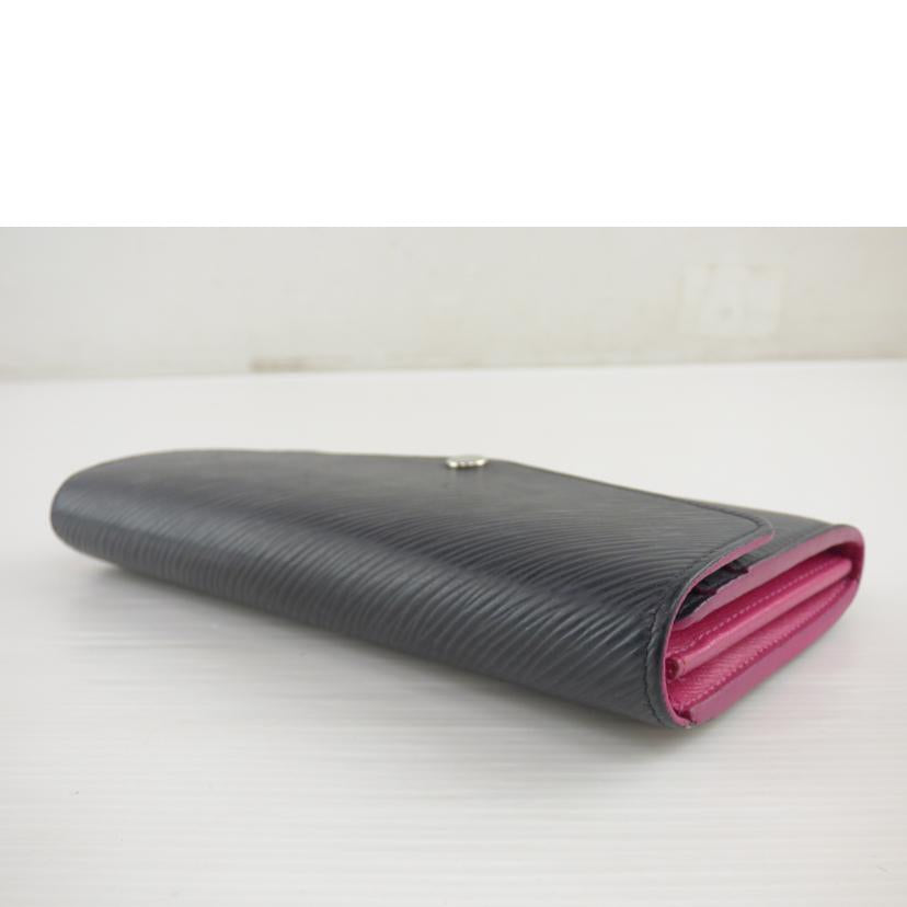 LOUIS VUITTON ルイ・ヴィトン/ポルトフォイユ・サラ/エピ/ノワール/ホットピンク/M64322//RA0***/Bランク/64