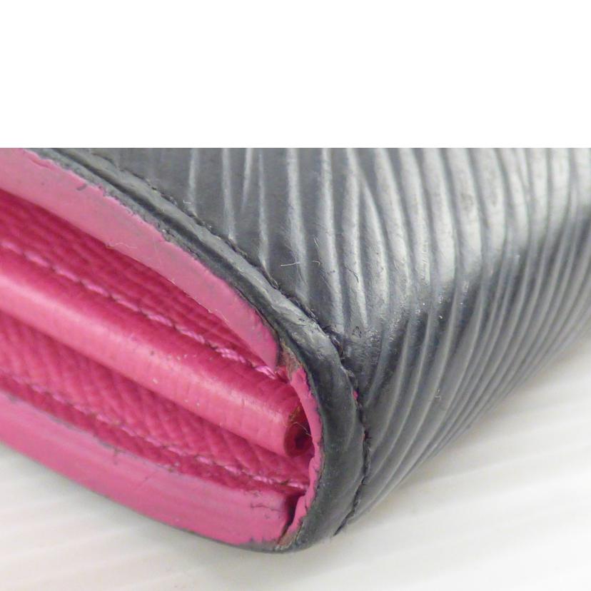 LOUIS VUITTON ルイ・ヴィトン/ポルトフォイユ・サラ/エピ/ノワール/ホットピンク/M64322//RA0***/Bランク/64