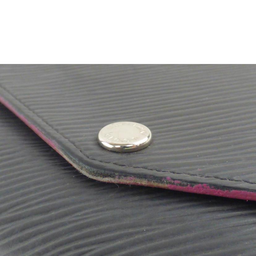 LOUIS VUITTON ルイ・ヴィトン/ポルトフォイユ・サラ/エピ/ノワール/ホットピンク/M64322//RA0***/Bランク/64