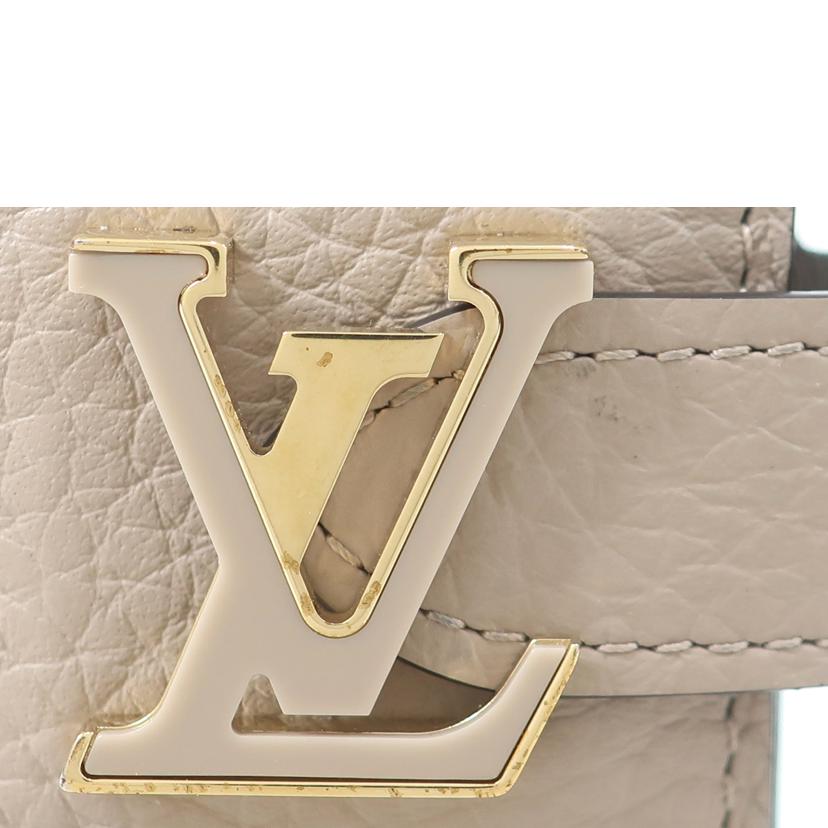 LOUIS VUITTON ルイ・ヴィトン/ヴェルティカル ウォレット コンパクト 二つ折り財布 ベージュ/M82198//ICタ**/ABランク/65