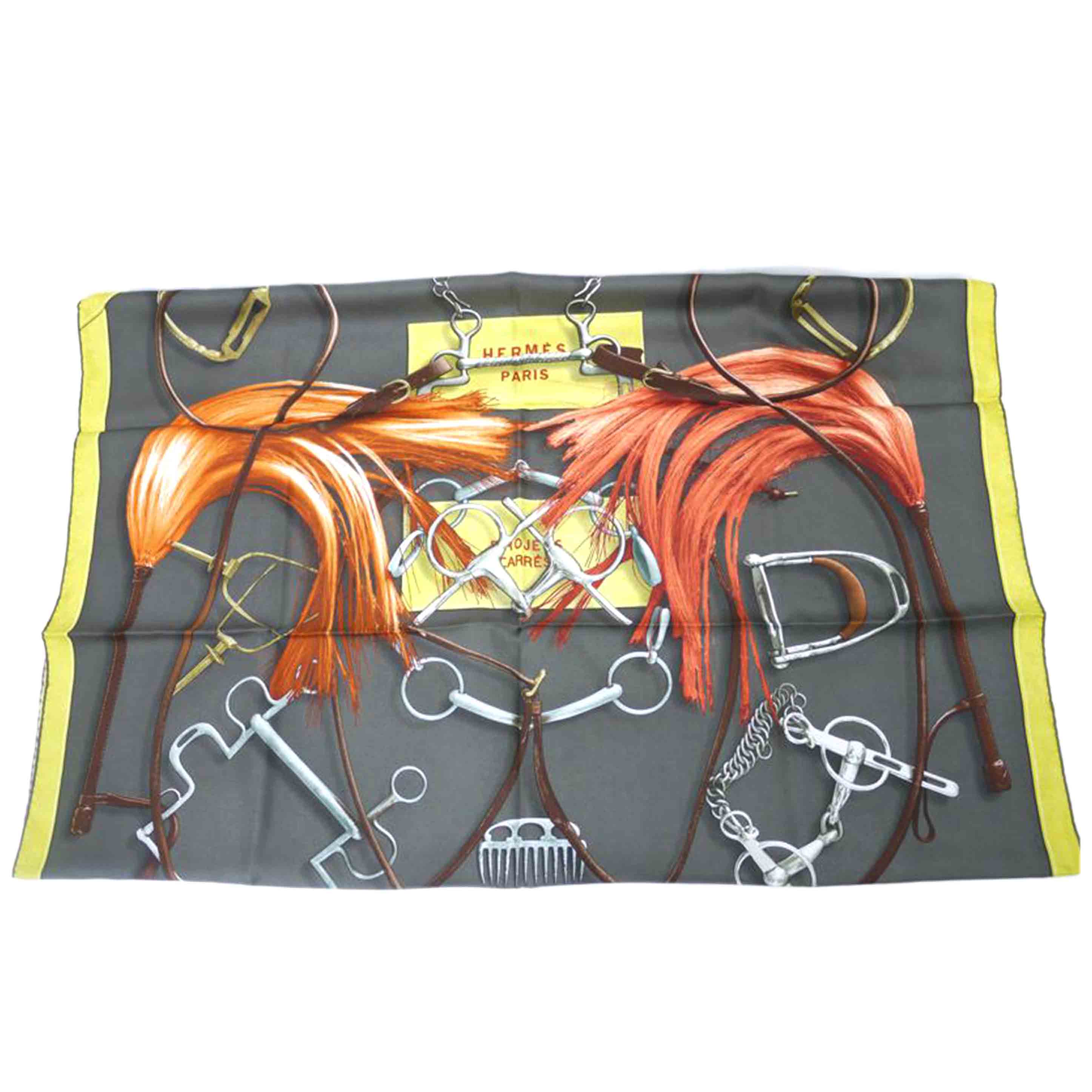 HERMES/カレ90/PROJETS CARRES AU CRAYON//SAランク/69