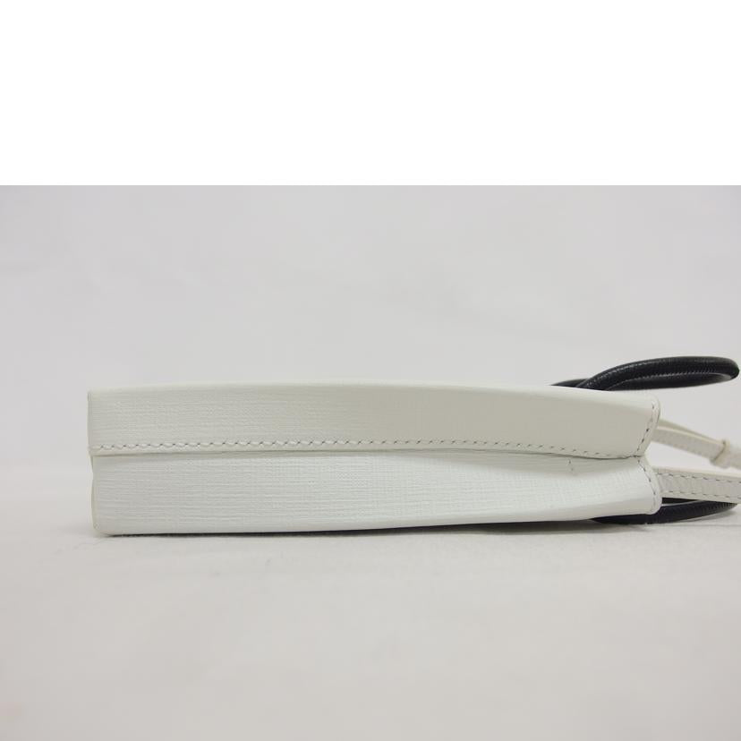 BALENCIAGA バレンシアガ/ショッピングフォンフォルダー2WAYバッグ/ホワイト/59386//Aランク/04