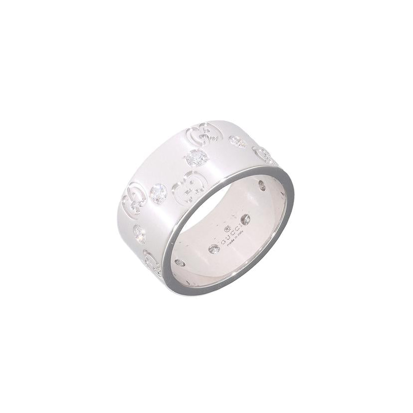 GUCCI グッチ/750WG/GGアイコンダイヤリング/サイズ:10//2337AL/Aランク/91