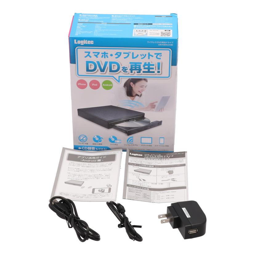 Logitec ロジテック/ワイヤレスDVDドライブ/LDR-PS8WU2VBK//61G342504163A/Bランク/82