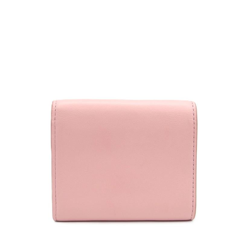 TOD'S トッズ/ミニ三つ折り財布/レザーメタルバー/ピンク//ABランク/04