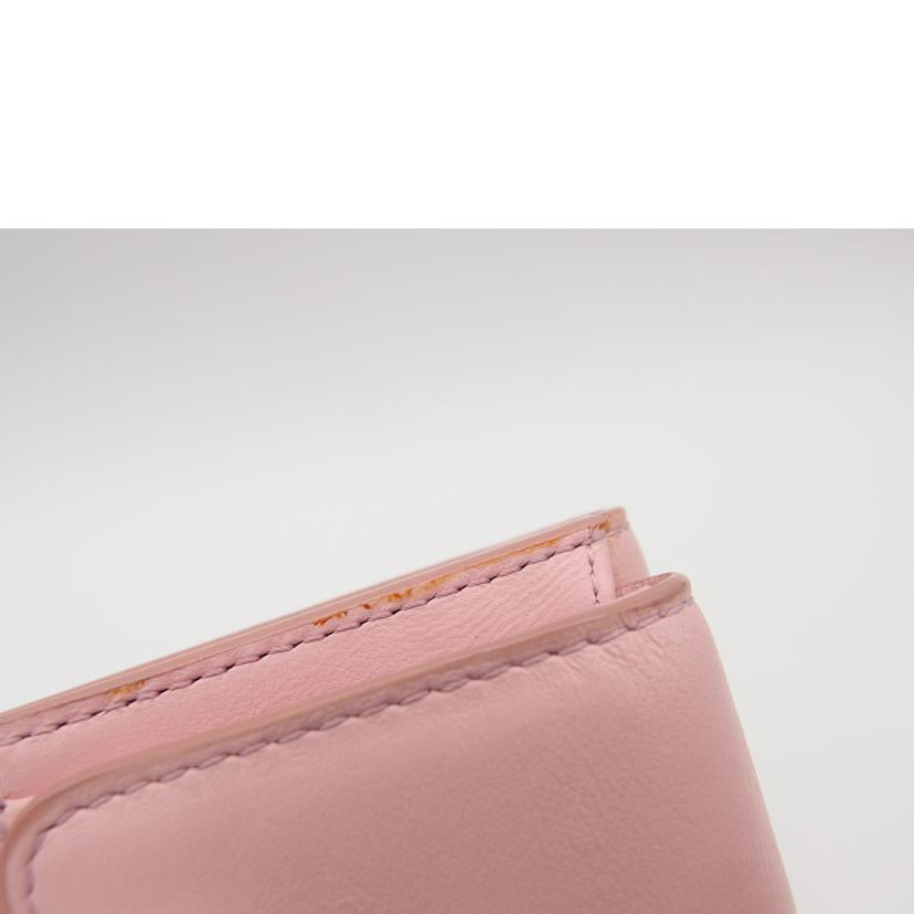 TOD'S トッズ/ミニ三つ折り財布/レザーメタルバー/ピンク//ABランク/04
