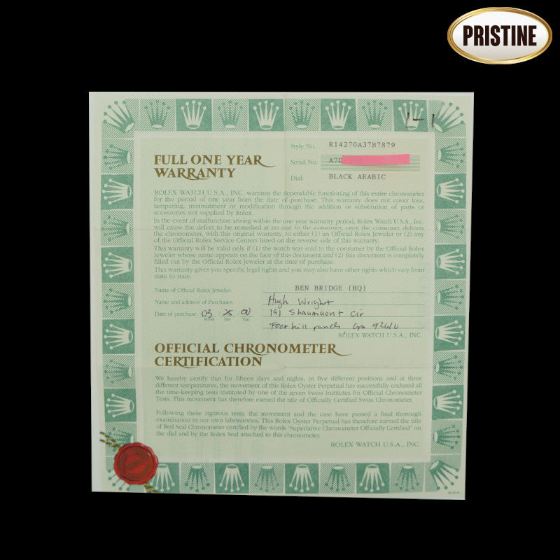 ROLEX ロレックス/エクスプローラー1/A番/14270//A70*********/SAランク/75