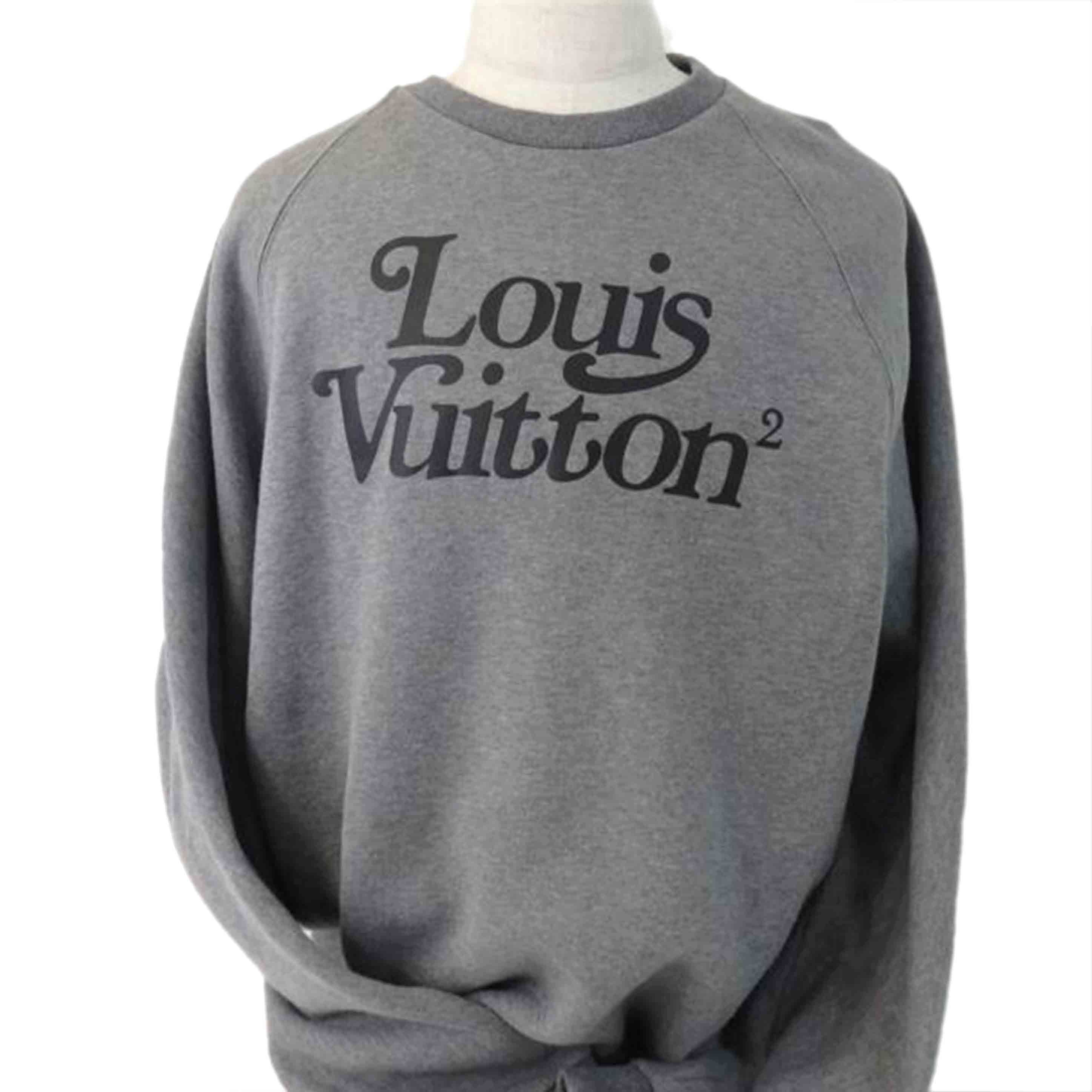 LV ルイヴィトン/スクエアードLVクルーネック/スウェット・トレーナー/グレー/RM202M UYR HJY13W//ABランク/84