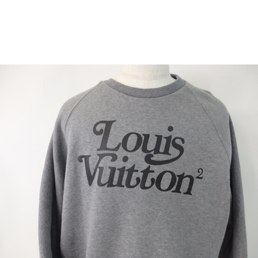 LV ルイヴィトン/スクエアードLVクルーネック/スウェット・トレーナー/グレー/RM202M UYR HJY13W//ABランク/84