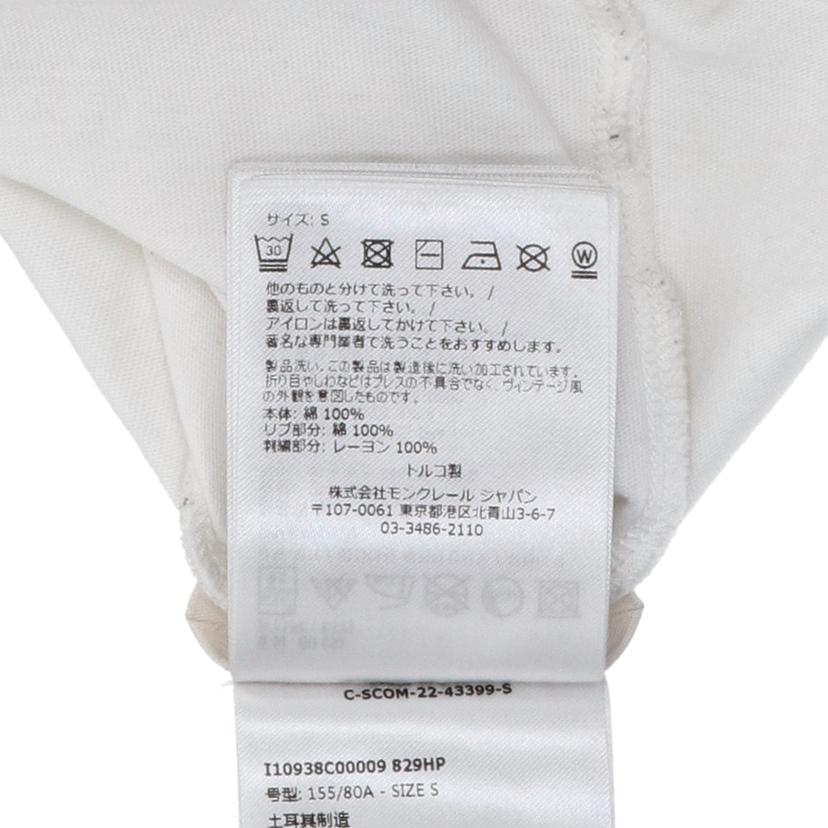 MONCLER モンクレール/刺 ロゴTシャツ/白/I10938C00009 829HP//ABランク/18