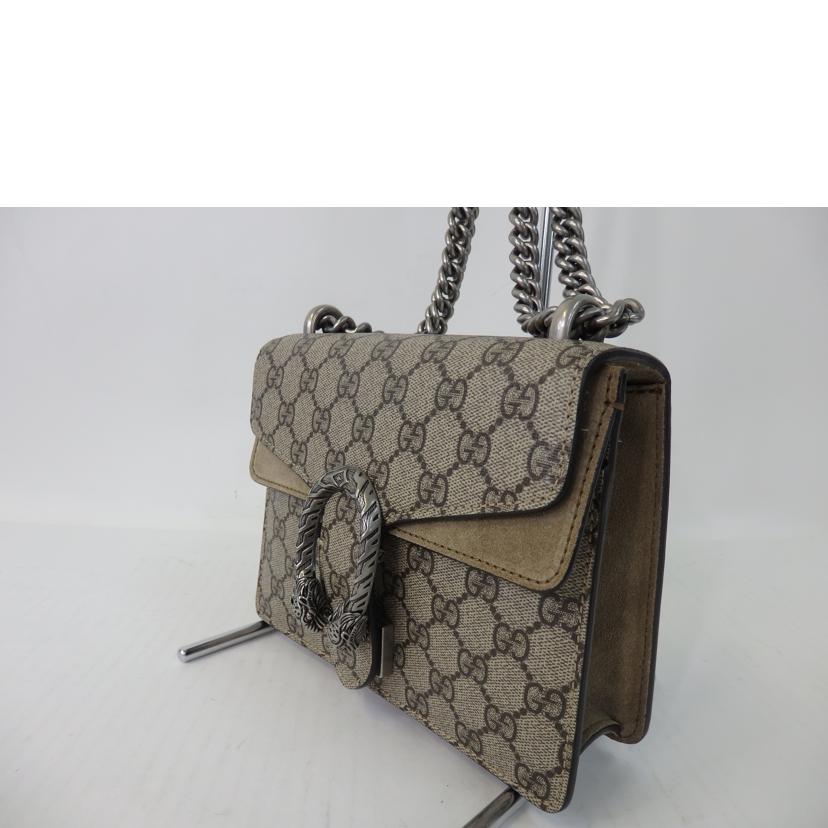 GUCCI グッチ/ディオニュソス/GGスプリーム/Wチェーンショルダーバッグ/421970//596***/Aランク/84