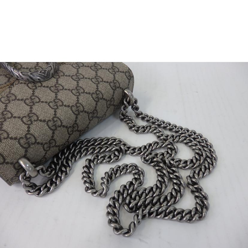 GUCCI グッチ/ディオニュソス/GGスプリーム/Wチェーンショルダーバッグ/421970//596***/Aランク/84