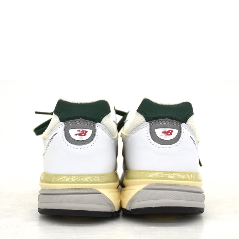new balance ニューバランス/990V4/ホワイト/グリーン/U990TC4//SAランク/75