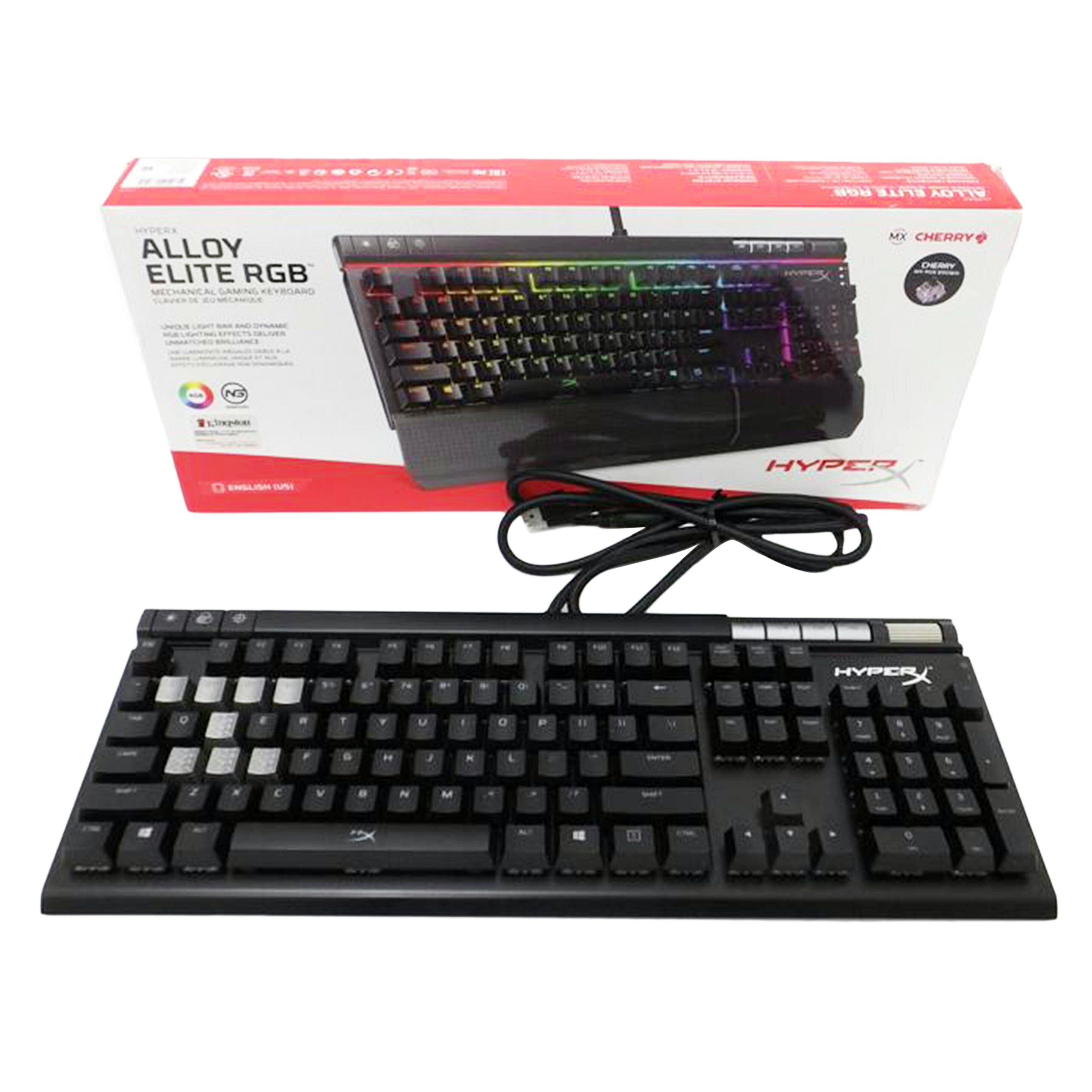 HYPERX ハイパーX/AlloyEliteRGB/キーボード/HX-KB2BR2-US/R1//PR0000058EB/Bランク/88