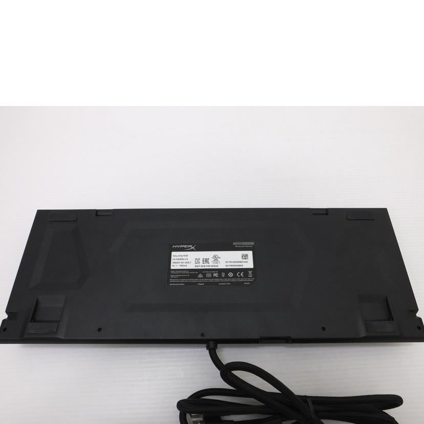 HYPERX ハイパーX/AlloyEliteRGB/キーボード/HX-KB2BR2-US/R1//PR0000058EB/Bランク/88