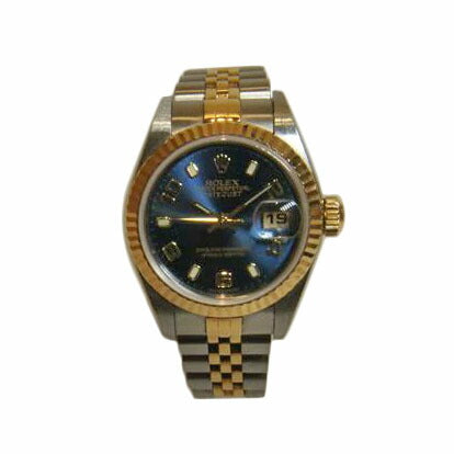 ROLEX ロレックス/デイトジャストコンビレディース/ブルーサンレイ文字盤/79173//F11****/Aランク/92