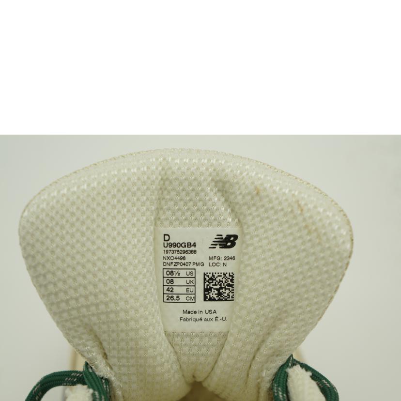 new balance ニューバランス/990V4/マカダミアナッツ/U990GB4//SAランク/75