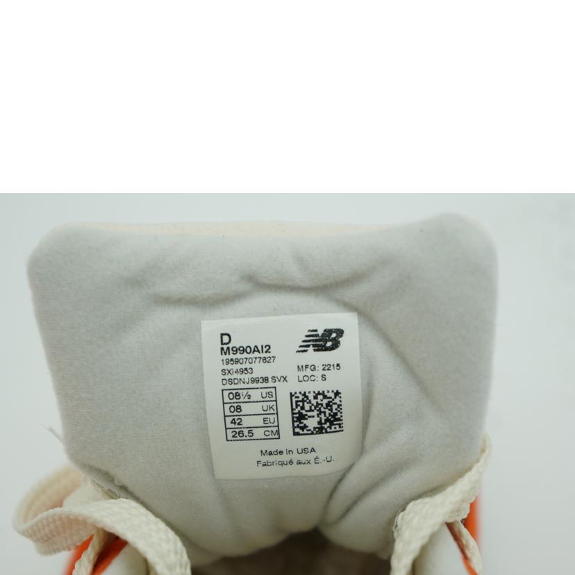 new balance ニューバランス/990V2/マリーゴールド/M990AI2//SAランク/75