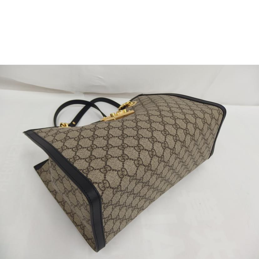 GUCCI グッチ/GGスプリーム パドロック チェーン ショルダー/479197//Aランク/82