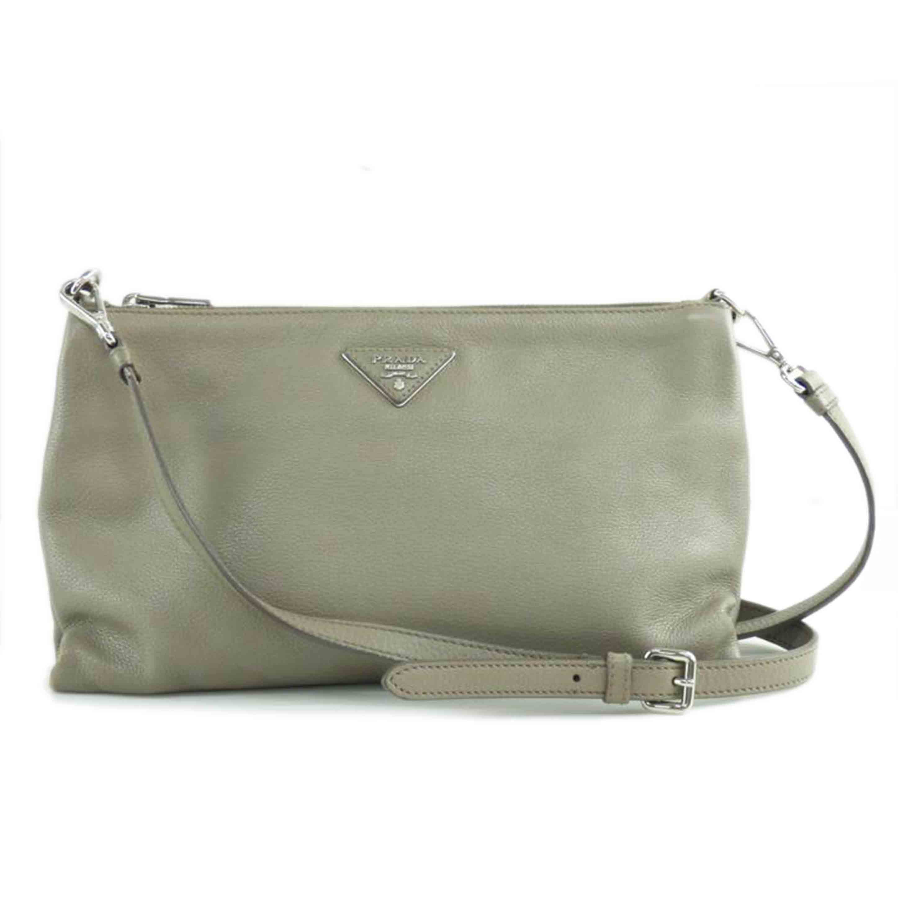 PRADA プラダ/レザーショルダー//Bランク/64