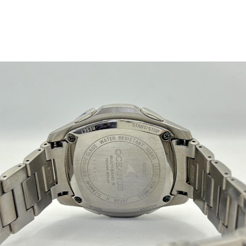CASIO カシオ/オシアナスクロノグラフ/タフソーラー/OCW-M800//705***/ABランク/75