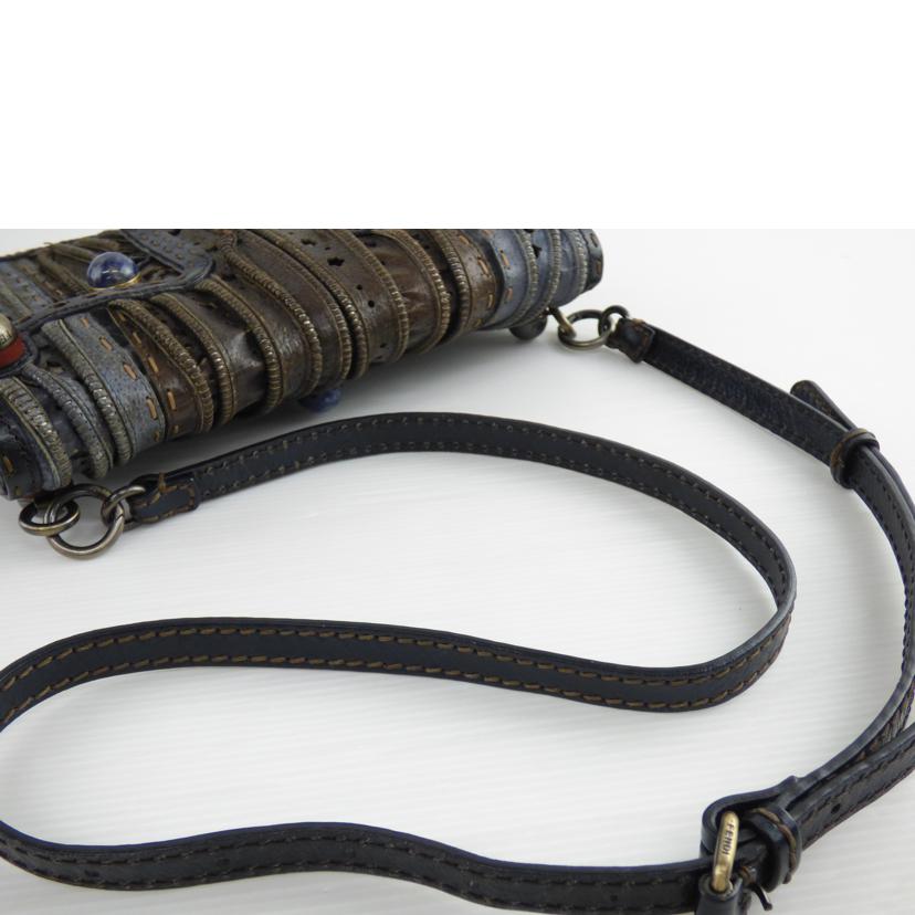 FENDI フェンディ/レザーショルダーバッグ/2415 8BP035//AE9****/ABランク/64