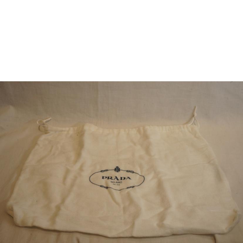 PRADA プラダ/ナイロンスタッズショルダーブラック/1BD118//255/Aランク/92