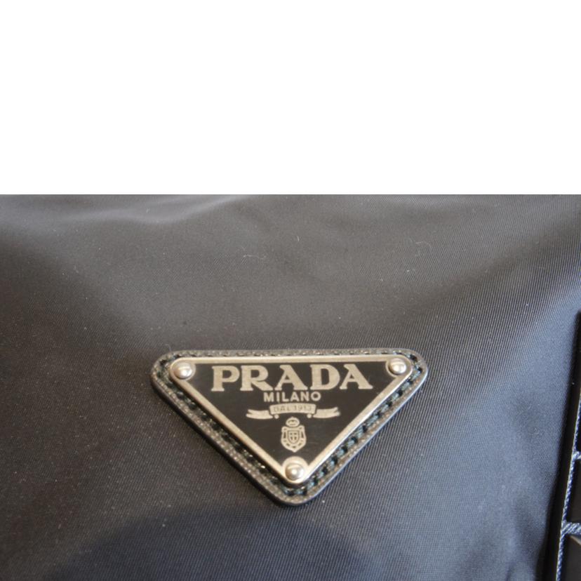 PRADA プラダ/ナイロンスタッズショルダーブラック/1BD118//255/Aランク/92
