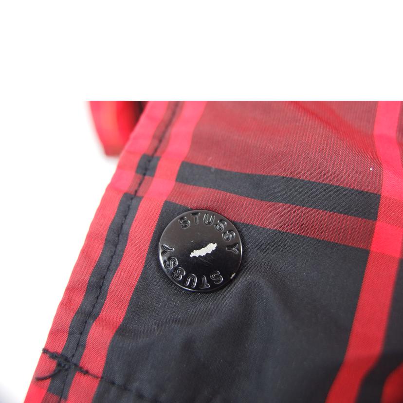 STUSSY ステューシー/バックロゴプリント/チェック柄ナイロンジャケット/115353//ABランク/18