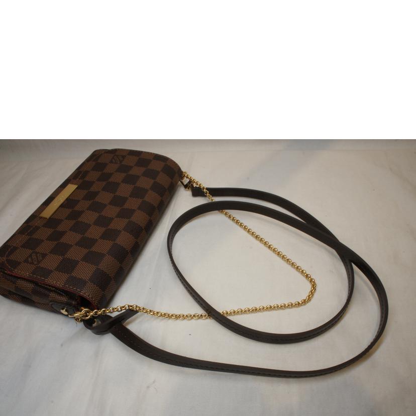 LOUIS VUITTON ルイヴィトン/フェイボリットPM/ダミエ/エベヌ/N41276//DU4***/Aランク/92