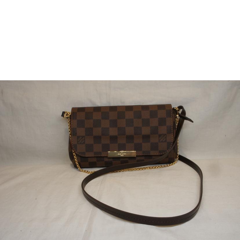 LOUIS VUITTON ルイヴィトン/フェイボリットPM/ダミエ/エベヌ/N41276//DU4***/Aランク/92