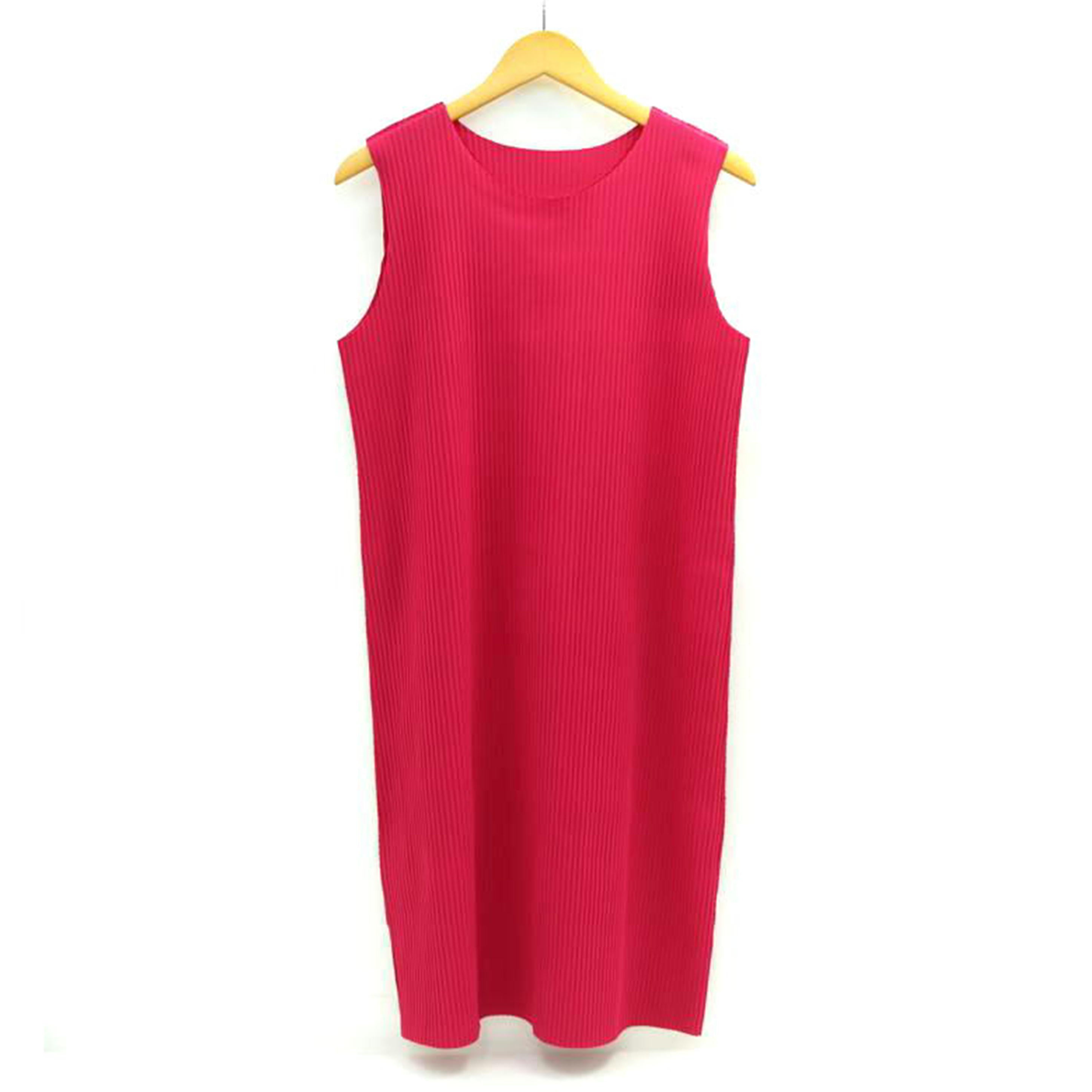 me ISSEY MIYAKE ミー イッセイミヤケ/ノースリーブワンピース/ピンク/MI92KH615//サイズ 表記無し/ABランク/05