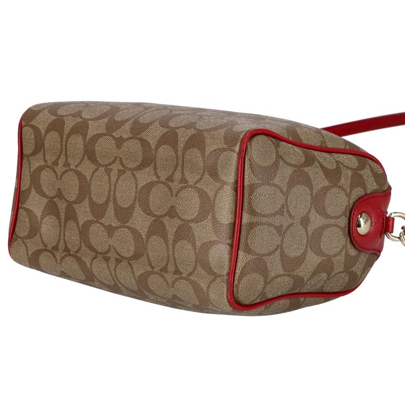 COACH コーチ/ベネットミニサッチェル/PVCシグネチャー2WAYバッグ/F36702//G16**/Aランク/18