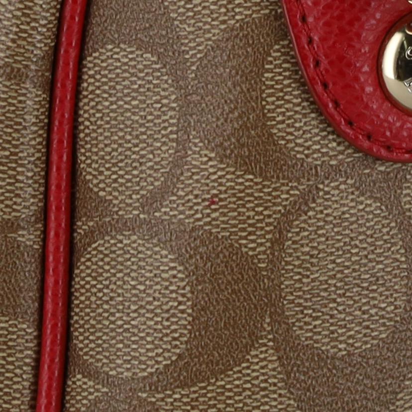 COACH コーチ/ベネットミニサッチェル/PVCシグネチャー2WAYバッグ/F36702//G16**/Aランク/18