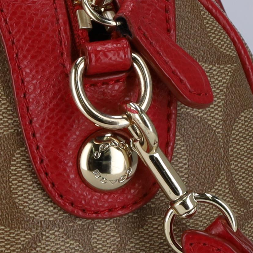 COACH コーチ/ベネットミニサッチェル/PVCシグネチャー2WAYバッグ/F36702//G16**/Aランク/18