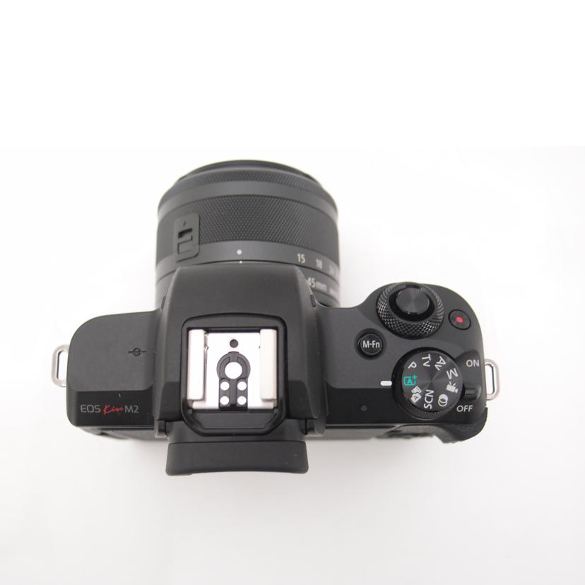 Canon キャノン/ミラーレス一眼レフカメラ レンズキット/EOS Kiss M2 EF-M15-45 IS STM//091051000165/Aランク/19