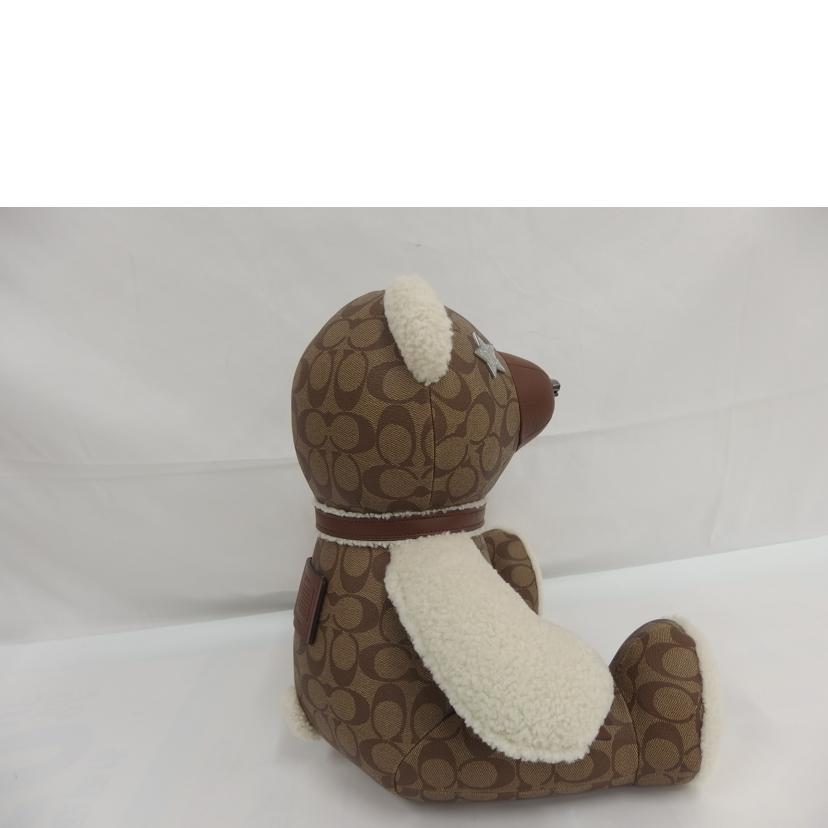 COACH コーチ/シグネチャーキャンバス/テディーベア/F75528//Aランク/82