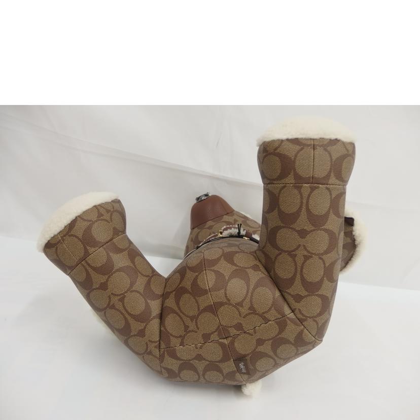 COACH コーチ/シグネチャーキャンバス/テディーベア/F75528//Aランク/82