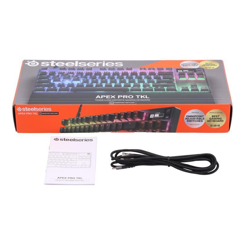 SteelSeries スティールシリーズ /ゲーミングキーボード/SteelSeries Apex Pro /TKL US (2023) 64856J//6485641009312204555/Bランク/77
