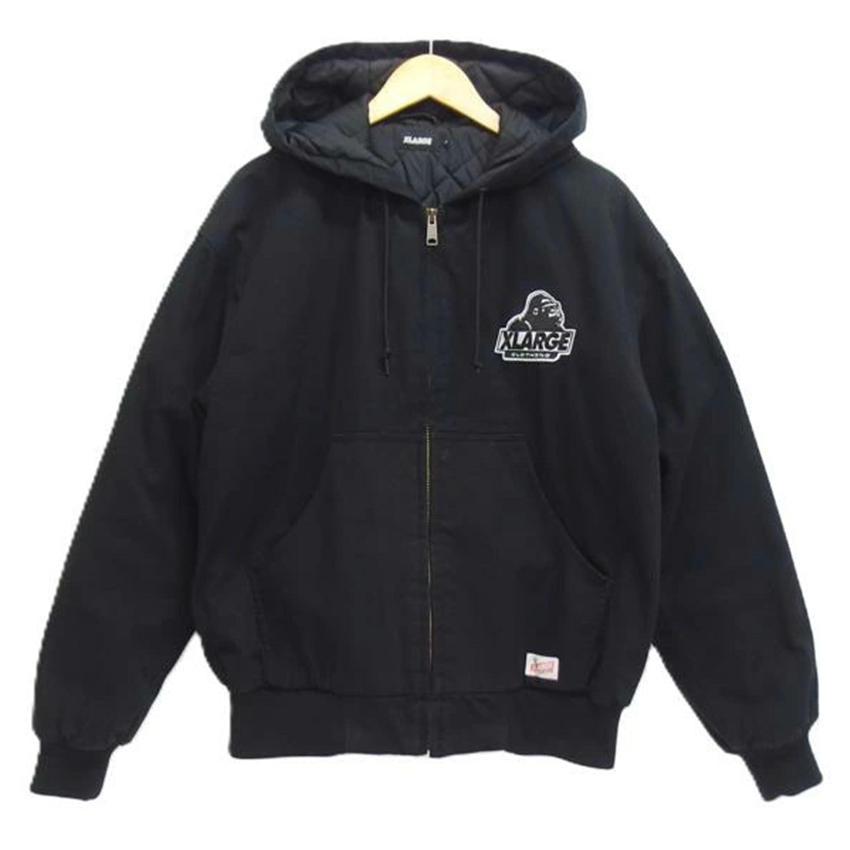 X-LARGE エクストララージ/アクティブジャケット/中綿パーカー/ブラック/L/101204021006//Bランク/04