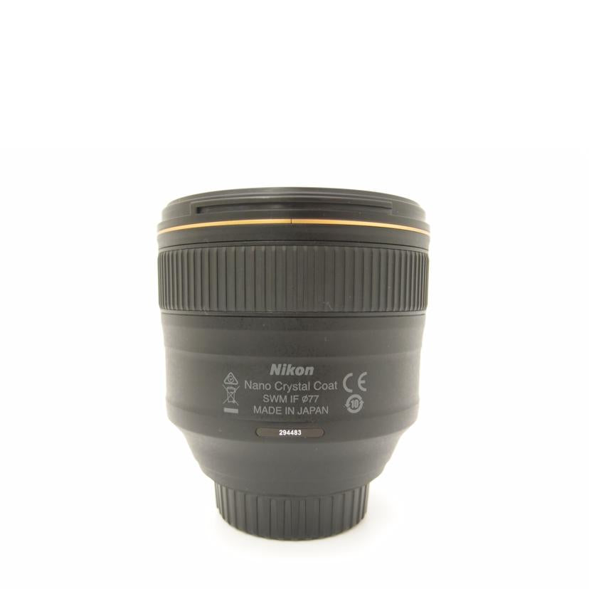Nikon ニコン/交換レンズ/AF-S NIKKOR 85mm f/1.4G//294483/Aランク/69