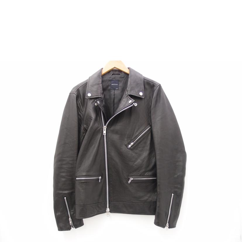 SHIPS JETBLUE シップス/SHIPS JB ラムレザーダブルライダース//Aランク/69