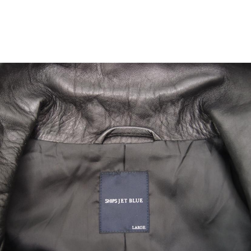 SHIPS JETBLUE シップス/SHIPS JB ラムレザーダブルライダース//Aランク/69