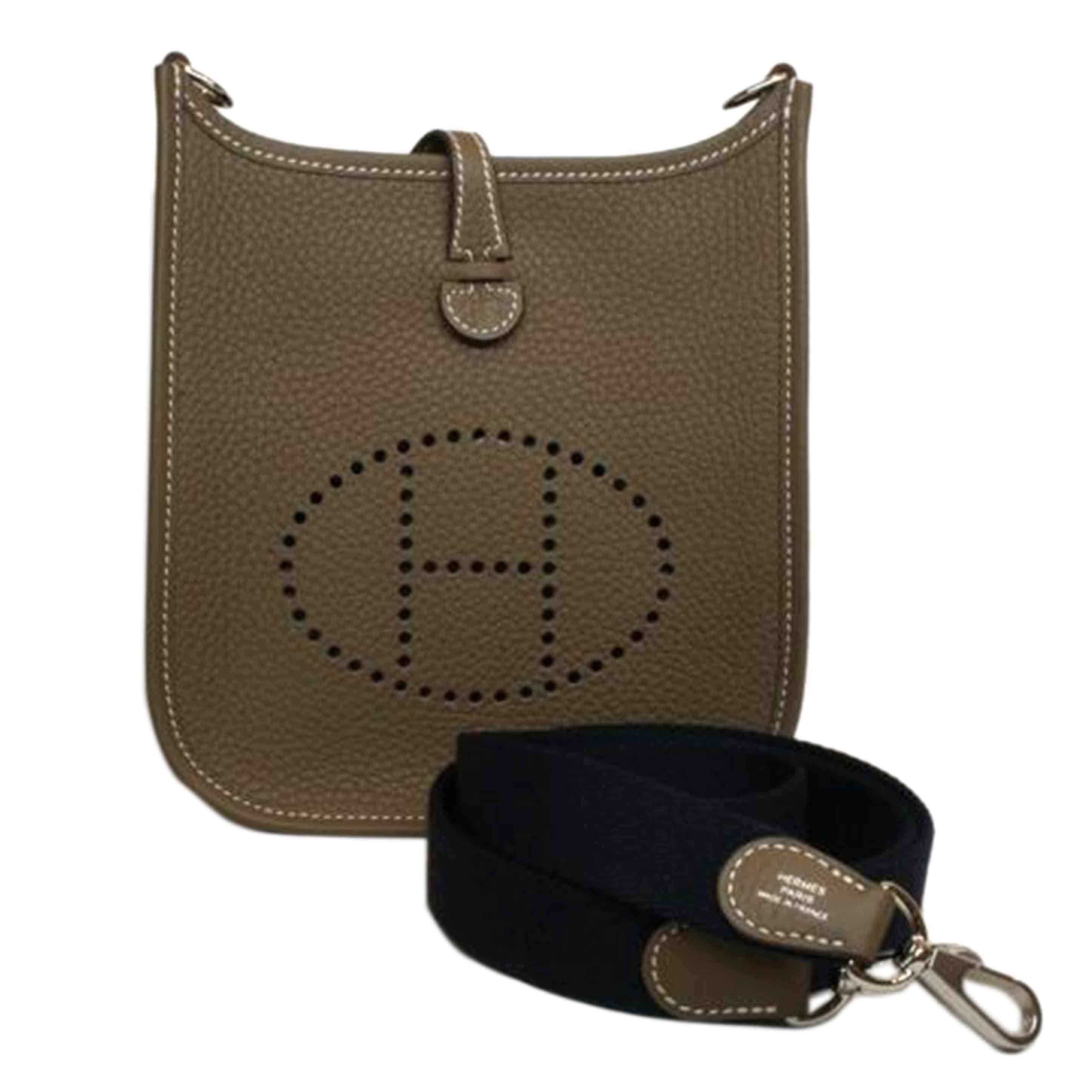 HERMES エルメス/エヴリンアマゾンTPM/トリヨンクレマンス/エトゥープブルーインディゴ//W/SAランク/92