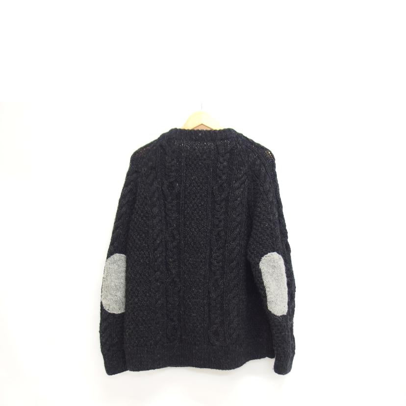 HIMALAYAN CLIMBER'S HAND-KNIT ヒマラヤンクライマーズハンドニット/ショールカラーカーディガン/チャコール/ウール/HCK-F13//ABランク/04