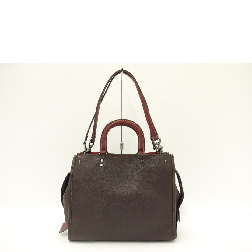 COACH コーチ/ローググラブタン2wayトート/ボルドー/38124//G17**/Aランク/69