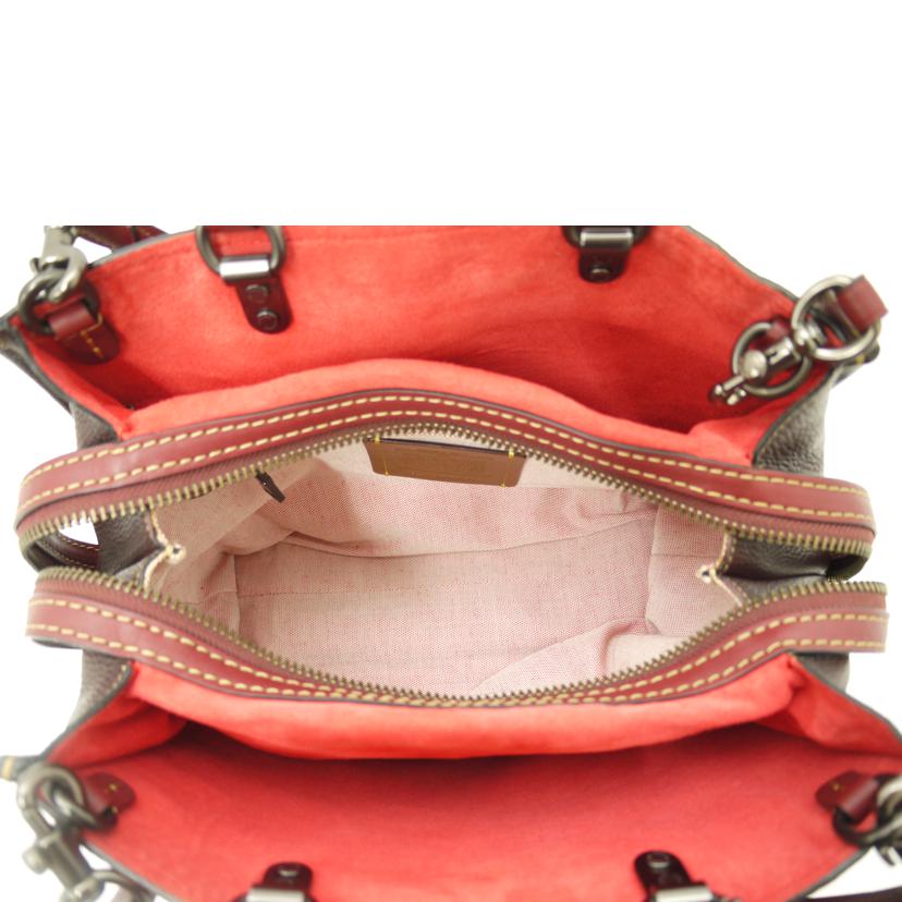 COACH コーチ/ローググラブタン2wayトート/ボルドー/38124//G17**/Aランク/69