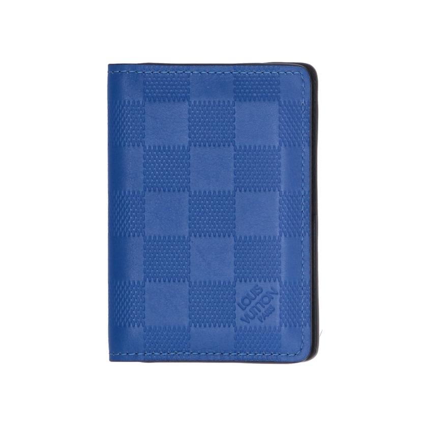 LV ルイヴィトン/オーガナイザードゥポッシュ/ダミエ・アンフィニ/N63204//Aランク/75