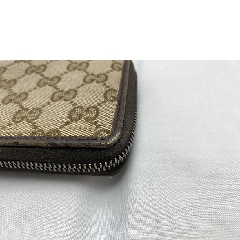 グッチ/ラウンドジッピー 長財布/307980//498***/Bランク/52